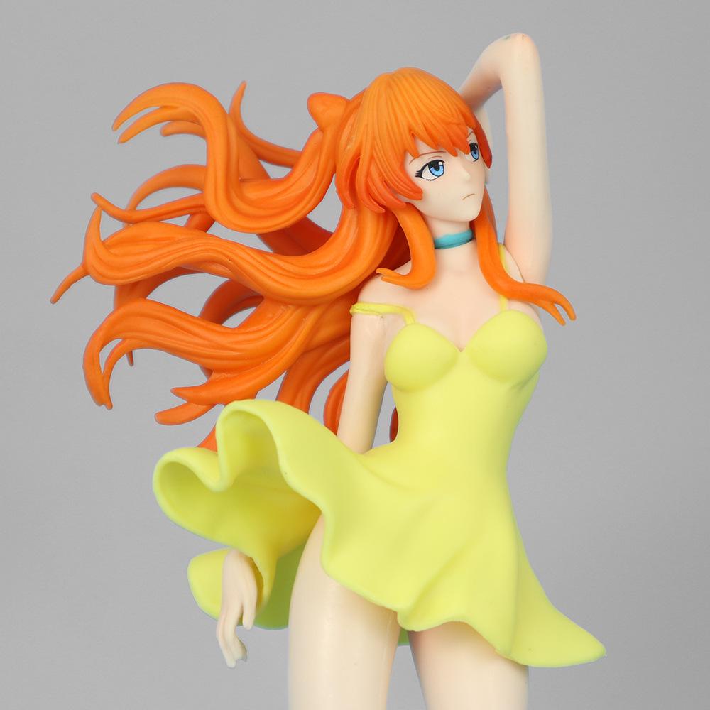 Asuka Langley Figure in Standing Pose - 2D Beautiful Girl Desktop Ornament