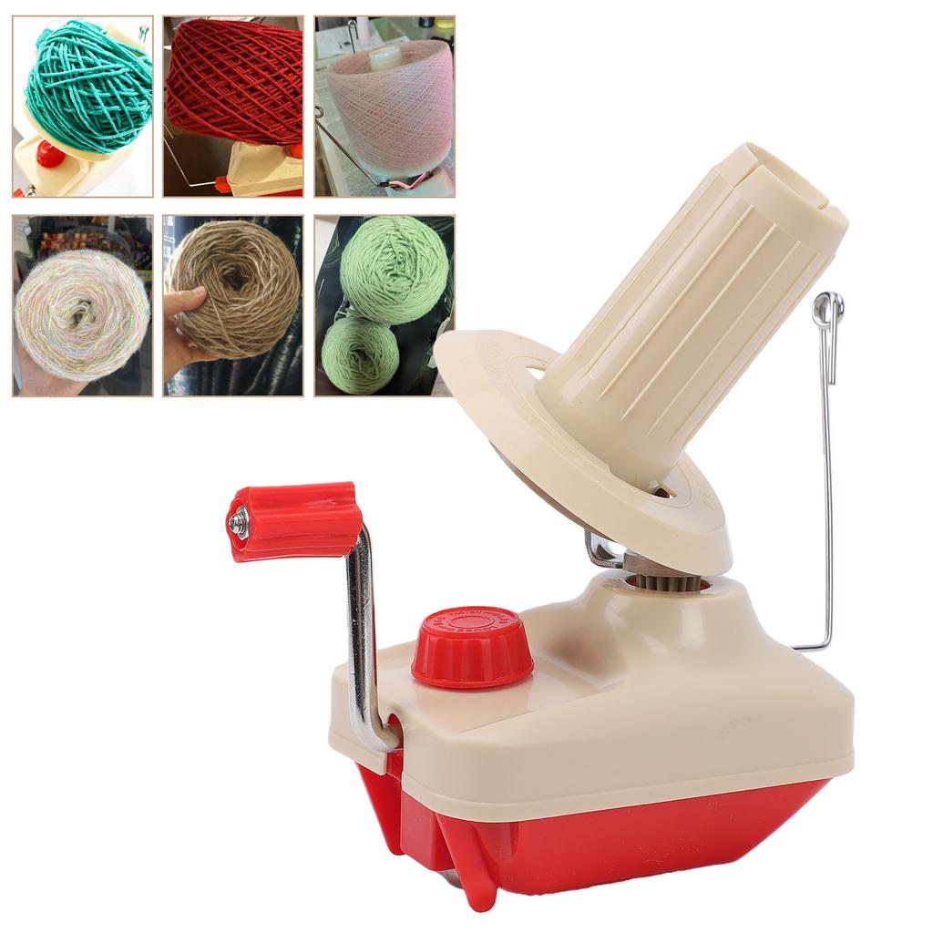 Yarn Winder, Manual Wool Winder with 360 Degree Rotation, Compact Portable Design, Professional Hand Operated Wool Holder for Croc