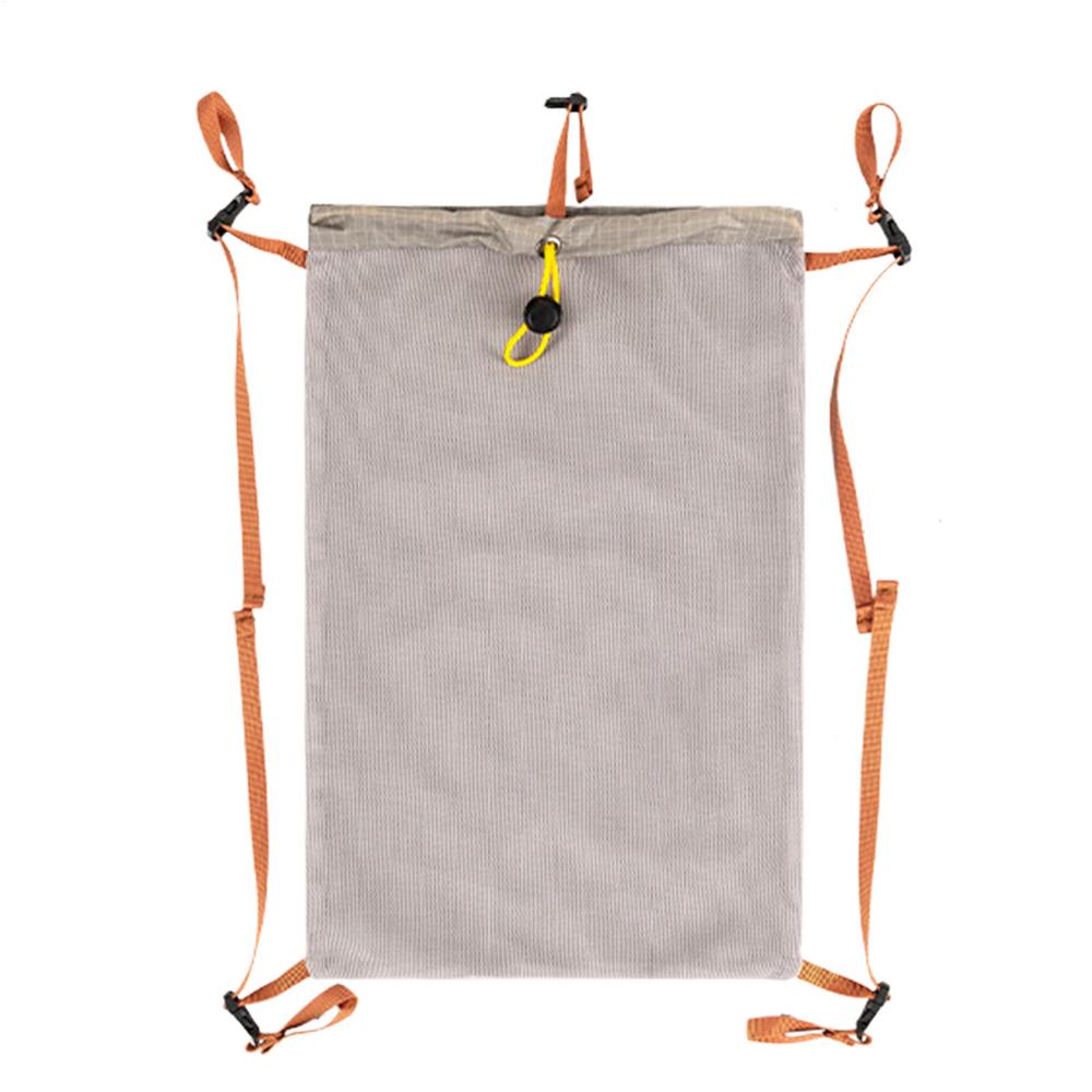 Подсумок для рюкзака Легкая сетчатая сумка Аксессуар-удлинитель для рюкзака Подсумок для мужчин Женщин Туризм Приключения на природе Рыбалка