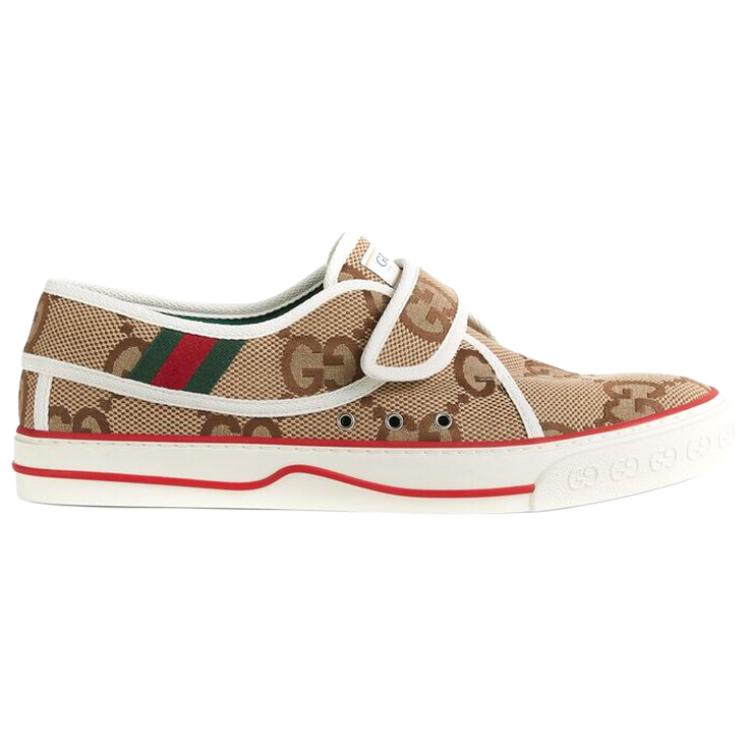 Gucci Wmns Tennis 1977 Velcro 'Jumbo Gg - Beige' Women's 692918 UKO70 2584