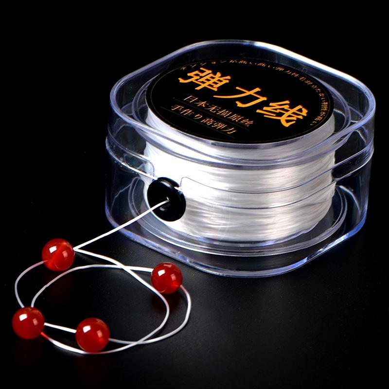 Elastic Thread for Crystal Bracelets and Beadwork, Ideal for Wenwan Buddhist Beads