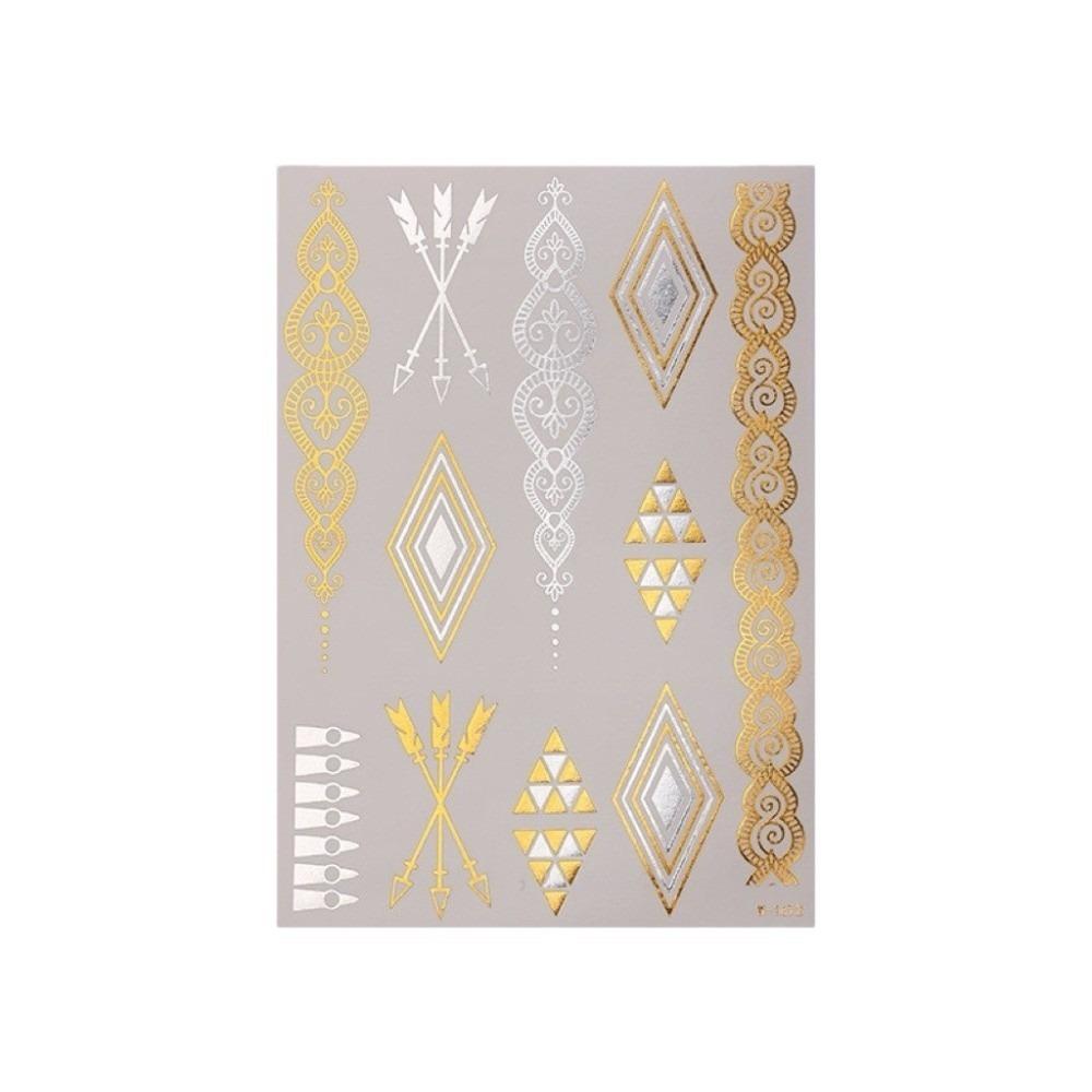 

India Flower Totem Temporary Tattoo Mehndi Stickers Body Art Sticker Girls Style H