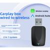 Wireless CarPlay Box Convert Wired to Wireless Android Auto Adapter for Car Stereo Seamless Connectivity