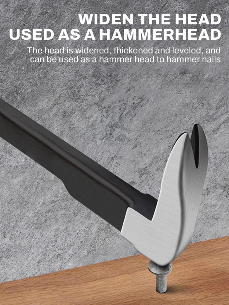 1 Stück Nagelzieher Katzenfuß Nagelentferner Multifunktionales Brecheisenwerkzeug Stahl Nagelauszieher Schwerlast für Heimwerker Holzbearbeitungswerkzeuge