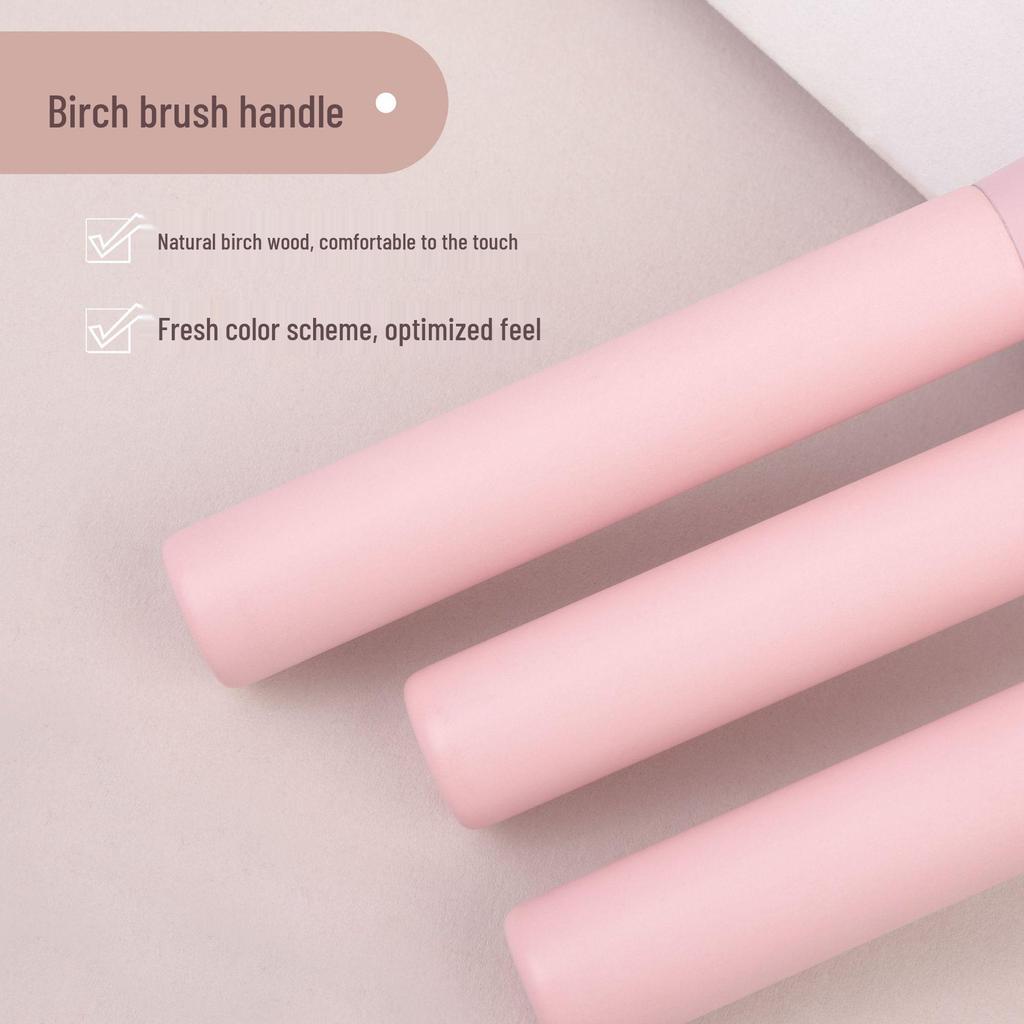 8-Piece Professional Makeup Brush Set with Soft Bristles for Powder & Eyeshadow - Premium Quality for Makeup Artists