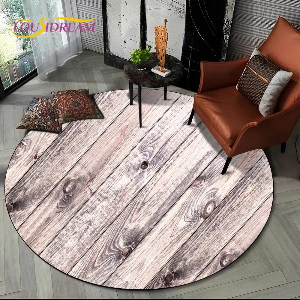 Latest 3D Color Wood Grain Lines Round Area Rug,Carpet Rug for Living Room Bedroom Sofa Child Playroom Decor,pet Non-slip Gift