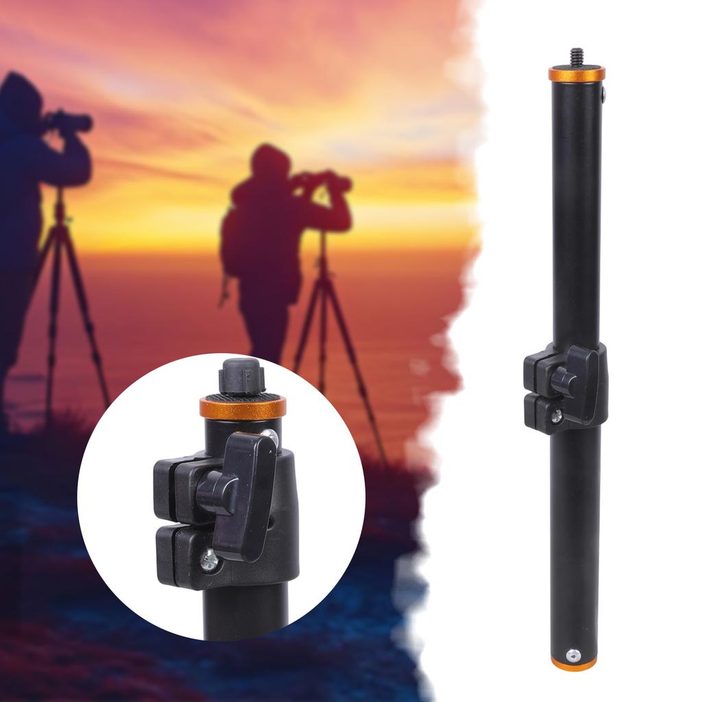 Lightweight Aluminum Alloy Camera Mounting Rod 19-31cm Adjustable Length For Tripod Accessories Universal Compatibility