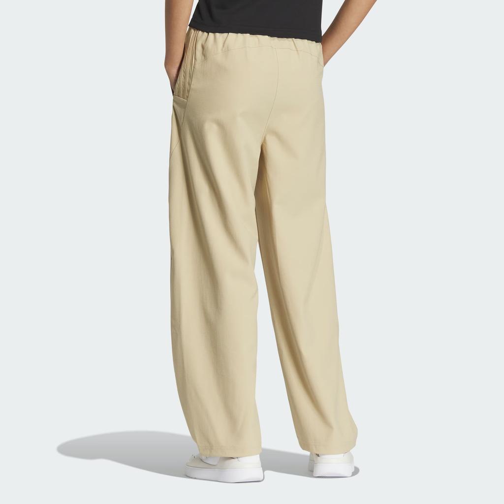 Adidas W Fustl Pants 3 Solid Color Logo Loose Knit Sports Pants Women Pants Light-Khaki IZ0606