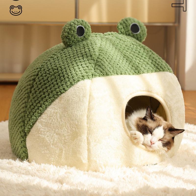 Warm Pet Nest Original Frog Series Warm Cat Nest Dog Nest Autumn and Winter House Nest Pet Supplies