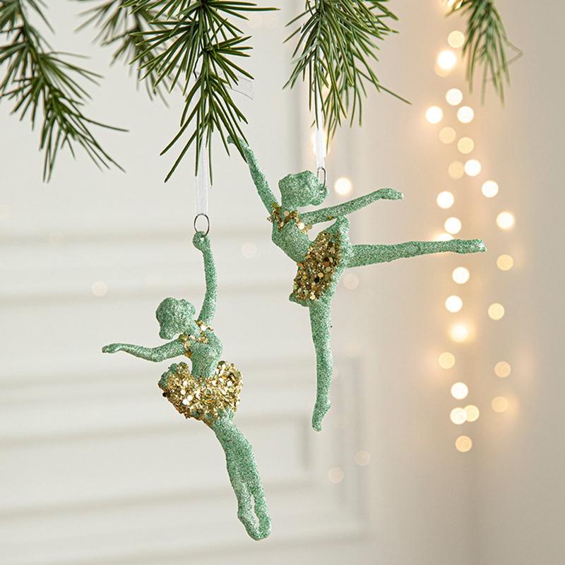 Christmas Ornament Christmas Tree Pendants Snowflake Butterfly Pendant Christmas Supplies Hanging Ornament suministros navideños