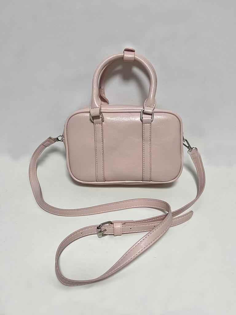 Niche Design Single Shoulder Crossbody Boston Bag Women'S Retro High-End Portable Small Square Bag