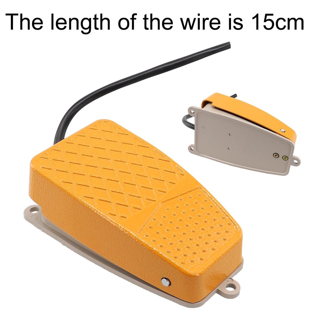 Brand New Foot Switch Electric Pedal Single Pole Double Thro