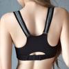 Kobiety Zipper Push Up Staniki Sportowe Kamizelka Bielizna Odporna na wstrząsy Oddychająca Siłownia Fitness Sportowe Bieganie Joga Bh Sportowe topy