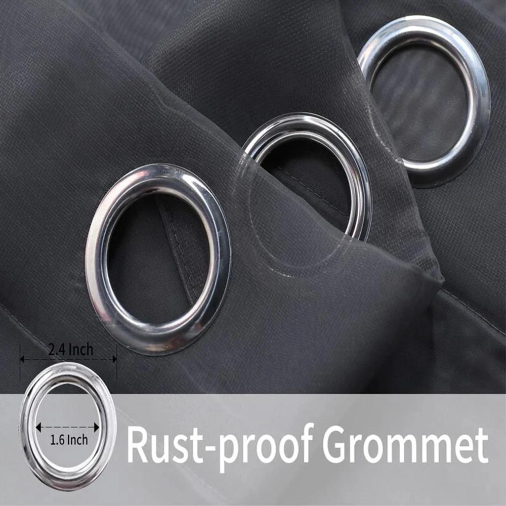 Sommer Wasserdicht Außenvorhang Tüll Sichtschutz Außenbalkon und Pavillon Beschattung und Regenschutz Vorhang Cortinas De Pasillo