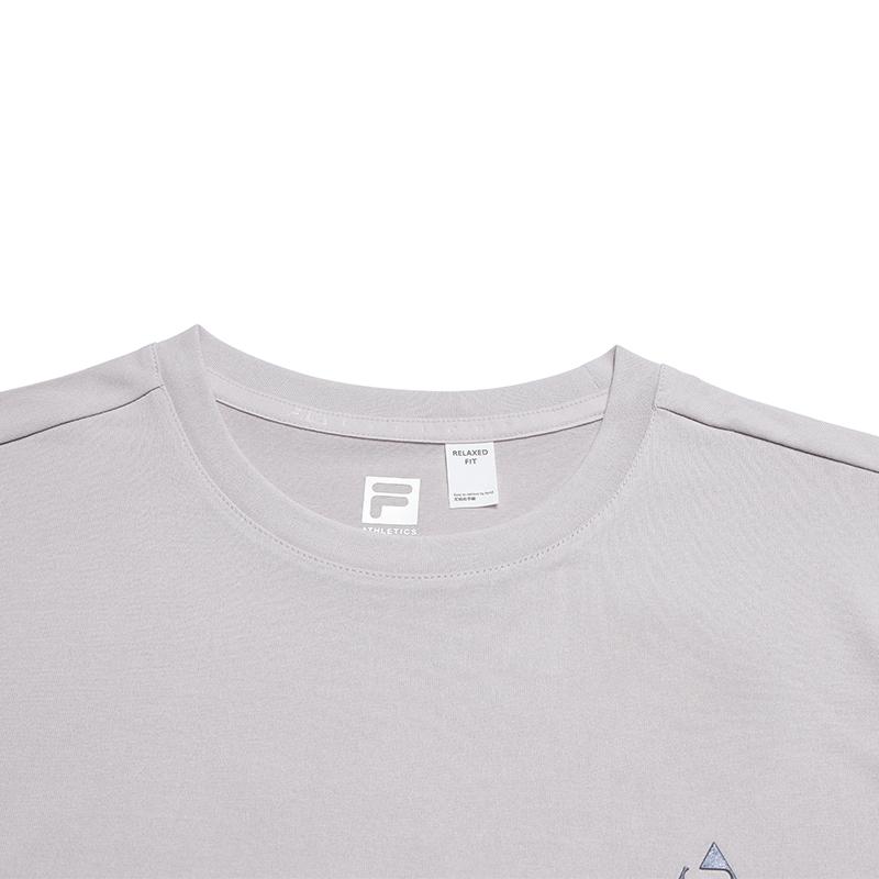Fila Explore Fashionable Minimalist Classic Trendy Casual Outdoor Mountain Versatile Comfortable Short Sleeve T-Shirt Women Tops A11W627109FGY