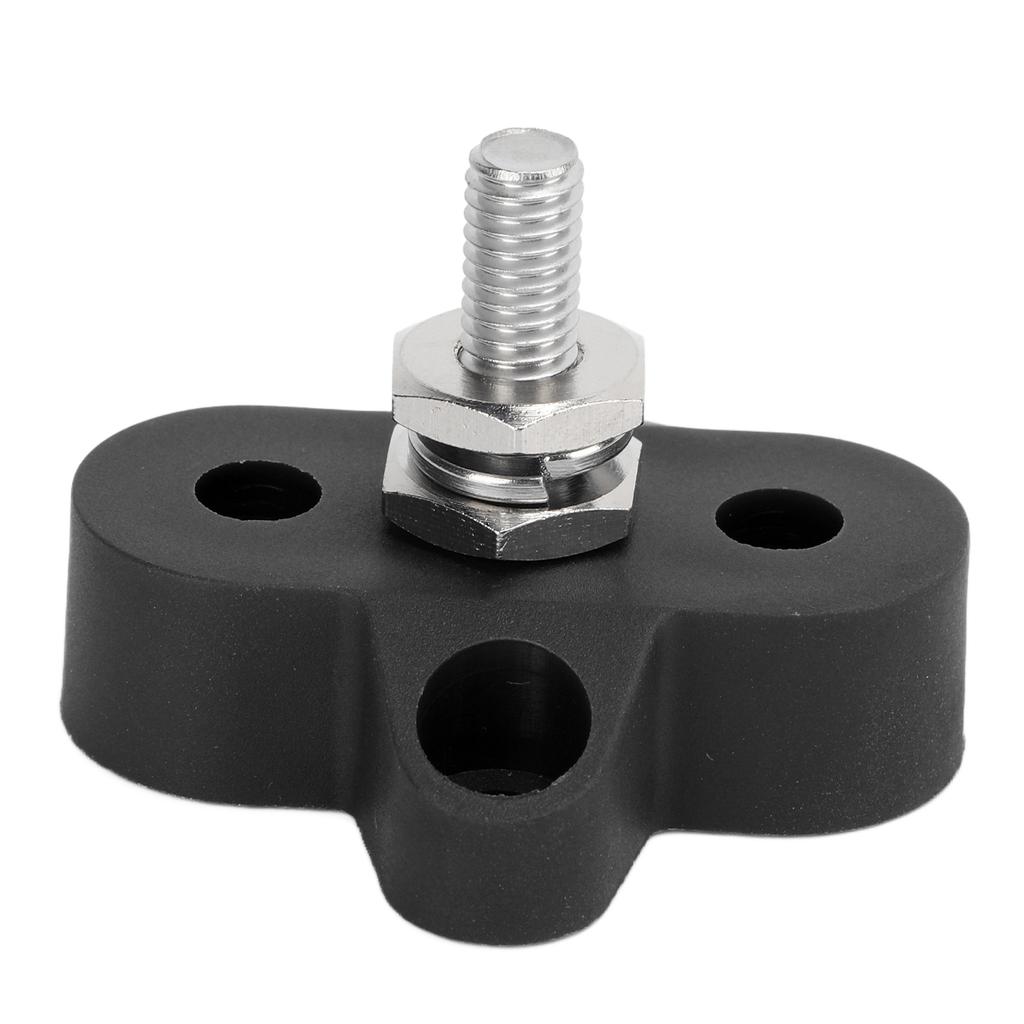 DC 48V M6 Heavy Duty Battery Power Distribution Terminal Block Junction Post for Car Marine Trailer RV BoatBlack
