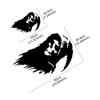 Halloween Funny Stickers Death Car Sticker Creative Auto Exterior Decoration PVC Waterproof Decal Car Motorcycle Accessories