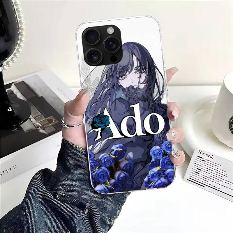 

Ado Kyogen X Uta Soft Phone Case For IPhone 11 17 Air 16E 16 Pro Max 15 + 14 Plus 13 Mini 12 Apple 7 SE 8 Fundas Coque 13 12 Min iPhone 16 Pro Max