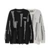 Spring New National Fashion High-end Hip-hop All-match Tops for Boys and Girls Loose Casual Sweaters Sweaters