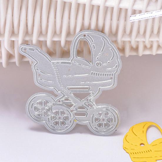 Carbon Steel Baby Stroller Soother Cutting Dies Scrapbooking Embossing Stencils