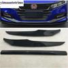 Car Front Bumper Bottom Panel Protection Cover Trim ABS Red /Carbon Fiber / Chrome Accessories For Honda Accord 10th 2018 -