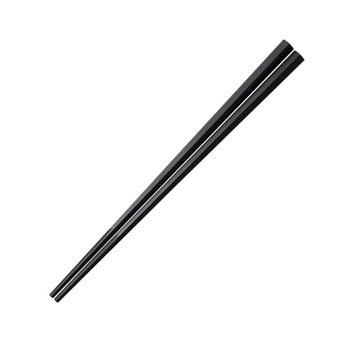 Akebono Sangyo Serving Chopsticks, Black, 30cm, Made in Japan, Commercial Use, Star-Shaped Tips for a Secure Grip, Pentagonal Handles for a Comfortabl