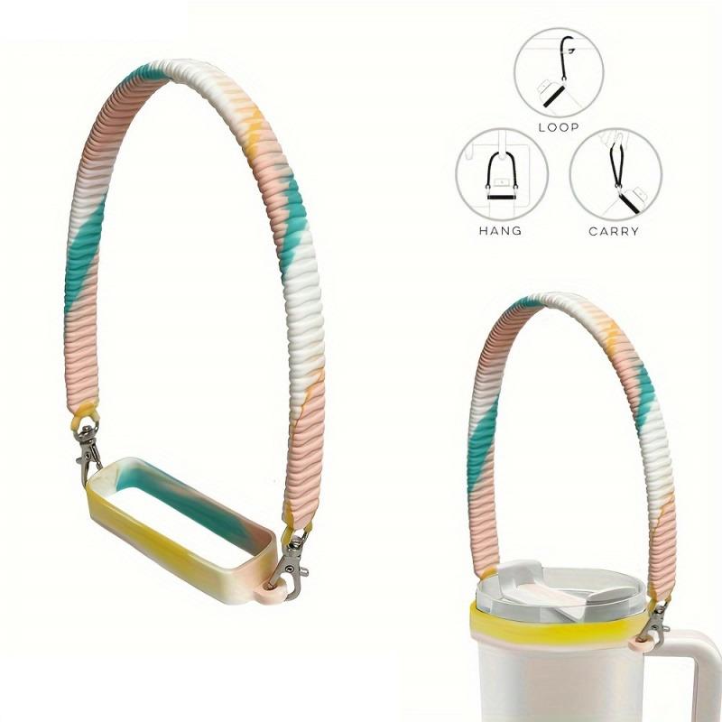 Water Bottle Handle Water Bottle Sling Carrier Holder Strap Soft Durable Silicone for Most 8-40oz Bottles for Cup Accessories