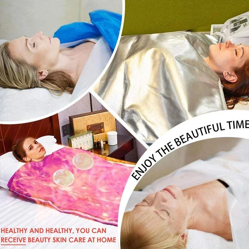 Sauna Dampfwickel Sauna Sack für Schönheitssalon Spa Einweg Körpermodellierungsfolie Feuchtigkeitsspendender Hautpflegeanzug Saunadecke