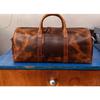 Borsa Duffel in Pelle Personalizzata da Viaggio Bagaglio a Mano per la Notte Borsa Weekender da Palestra Regalo Unico per Testimoni di Nozze Borsa Duffel Oversize