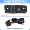 CCD Full HD Fisheye  Dynamic Trajectory Car Rear View Wireless Camera For Hyundai SantaFe Santa Fe IX45 Azera Grandeur