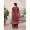 Women's Designer Cotton Kurti Pant Dupatta Set Indian Bollywood Ethnic Kurta Set