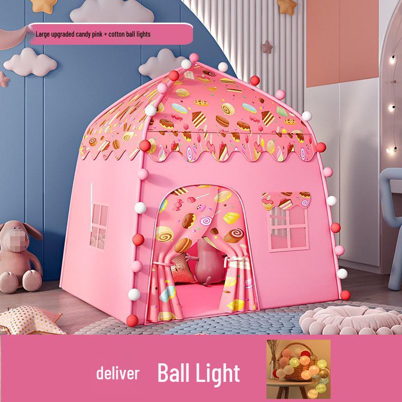 Princess Castle Indoor Tent for Girls - Playhouse & Sleep Space