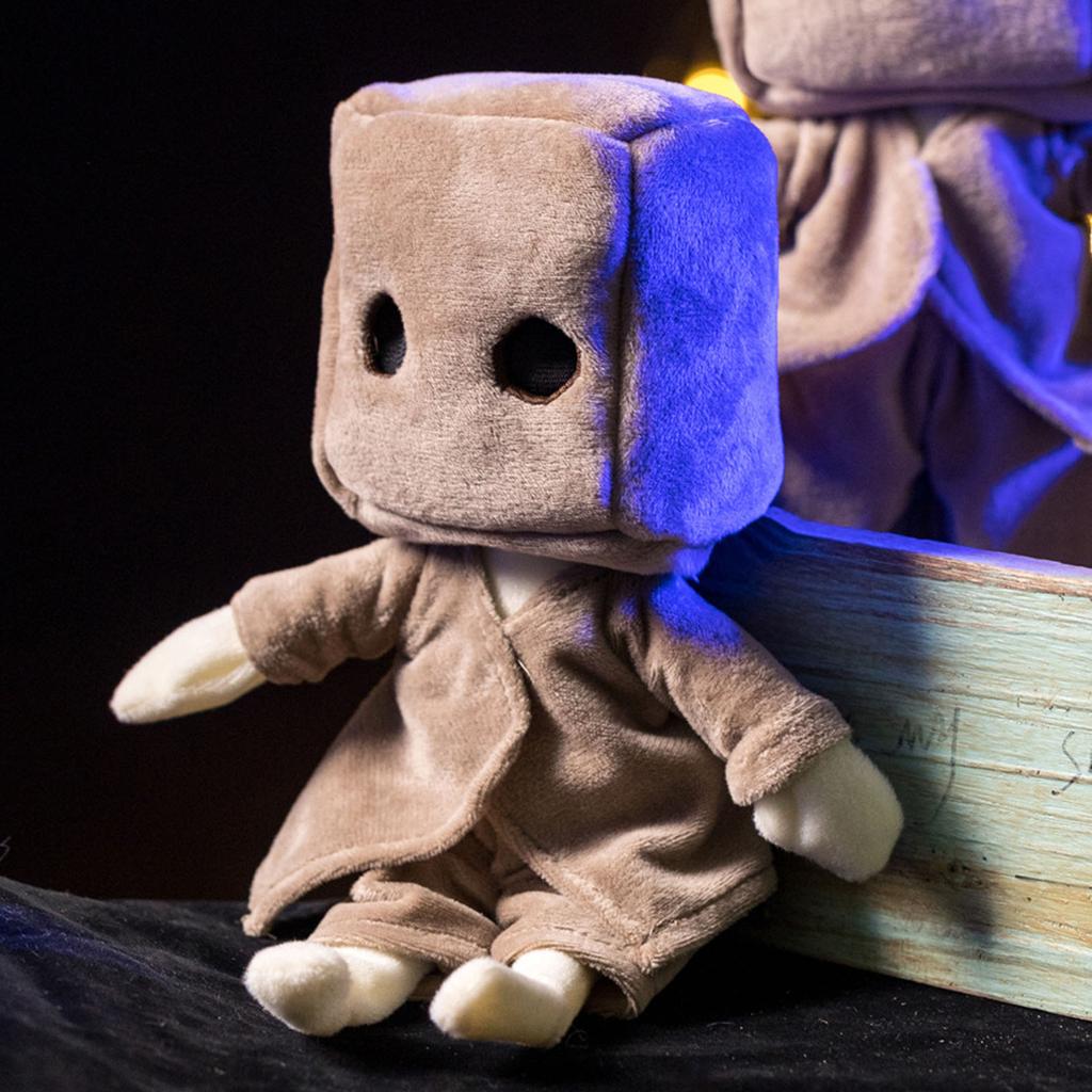 Little Nightmares 2 Game Peripheral Plush Toy Box Man, 30cm, Little Six Doll Box Man
