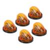 Top Clearance Running Light Waterproof 12V Amber Lens Cab Marker Light  Fit Enhanced Visibility for Yacht for RV