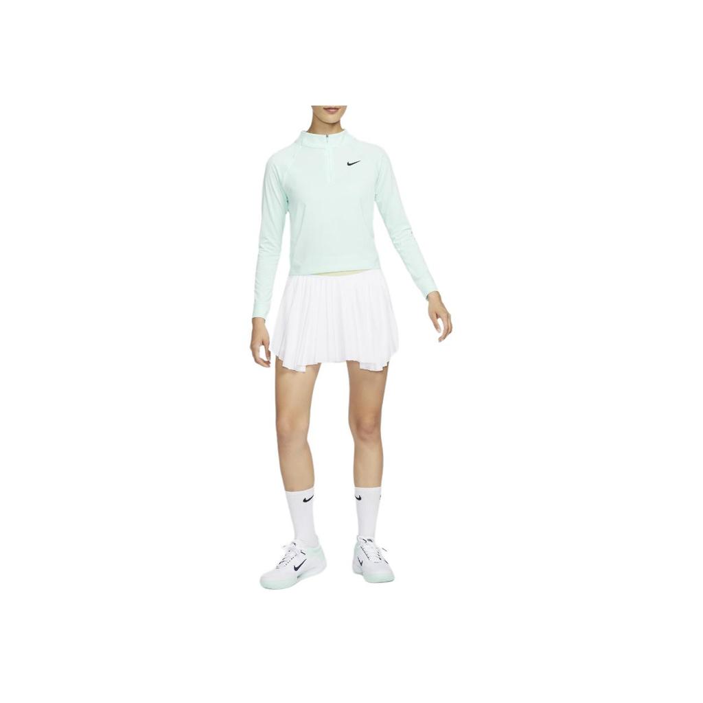 Nike Comfortable Soft Fashionable Elastic High-Waisted Pleated Skirt Casual Short Skirt Women Skirts White HM4588100