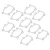 10pcs Turbo Outlet Elbow Gasket Kit with 5 Bolt Holes for T25 T28 GT25 GT28 Exhaust Manifold