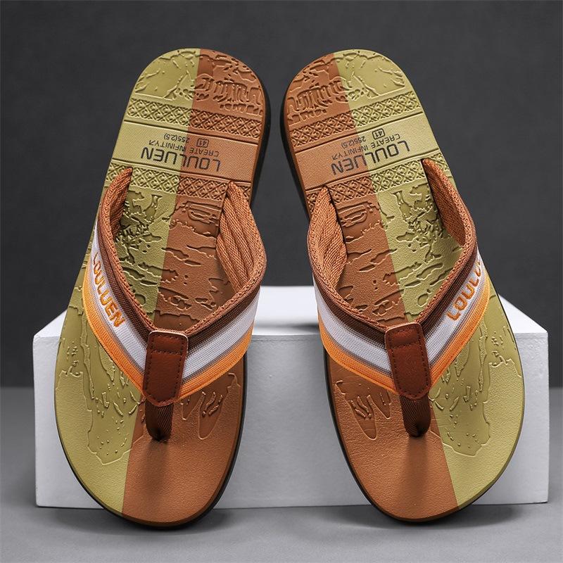 

Men s flip-flops foreign trade summer new men s outdoor beach shoes trend 45 large size cool slippers 45