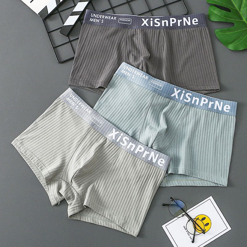 Men's Underwear Men's Cotton Boxer Shorts Men's Shorts Students' Comfortable Korean Version Short Underwear