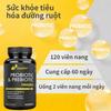 Probiotics and prebiotics capsules with 4.4 billion CFU of active bacteria to protect intestinal health and enhance immunity 120 capsules