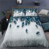 Peacock Duvet Cover Plum Blossom Decor Bedding Set King Size Crane Peacock Feather Floral Pattern Romantic Polyester Quilt Cover