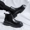 New retro Chelsea boots men's high-top shoes British cigarette boots spring and autumn Martin boots 3553-E