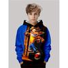 Boys' Fashion 3D Printed Casual Hoodie - Spring and Autumn Winter Long Sleeve Hoodie, Trendy and Stylish