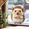 Cute Little Hedgehog Home Background Decorative Wall Sticker with Smaller Hearts