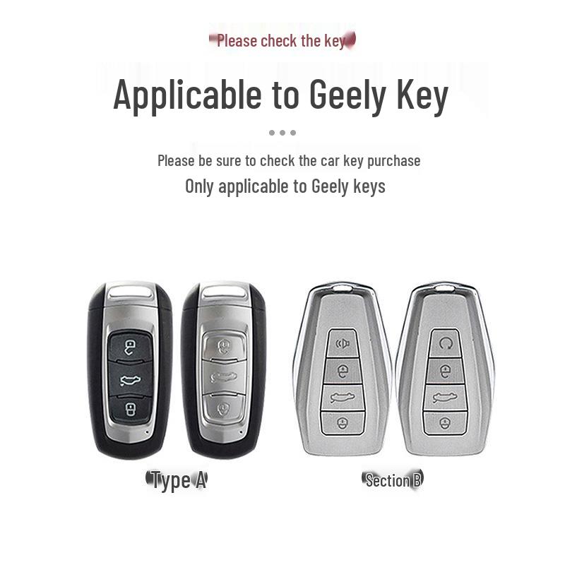 Geely Key Cover for Models: Xingyue L, Emgrand, Binyue, Xingrui, Boyue, Binrui, Panda X6, Haoyue, Jiaji - Designed for Women