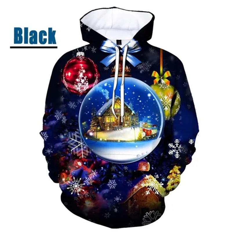 Christmas Graphic Hoodies For Men 3D Merry Christmas Printing New In Hoodie & Sweatshirts Kids Funny Pullovers Women Fashion Top