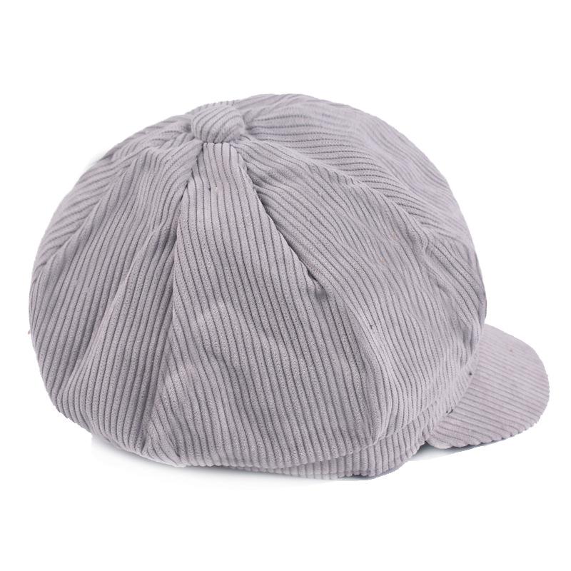 Beret Women's Octagonal Cap Spring and Autumn Painter's Cap Travel Newspaper Boy Cap Duck Tongue Hat Men and Women Hat