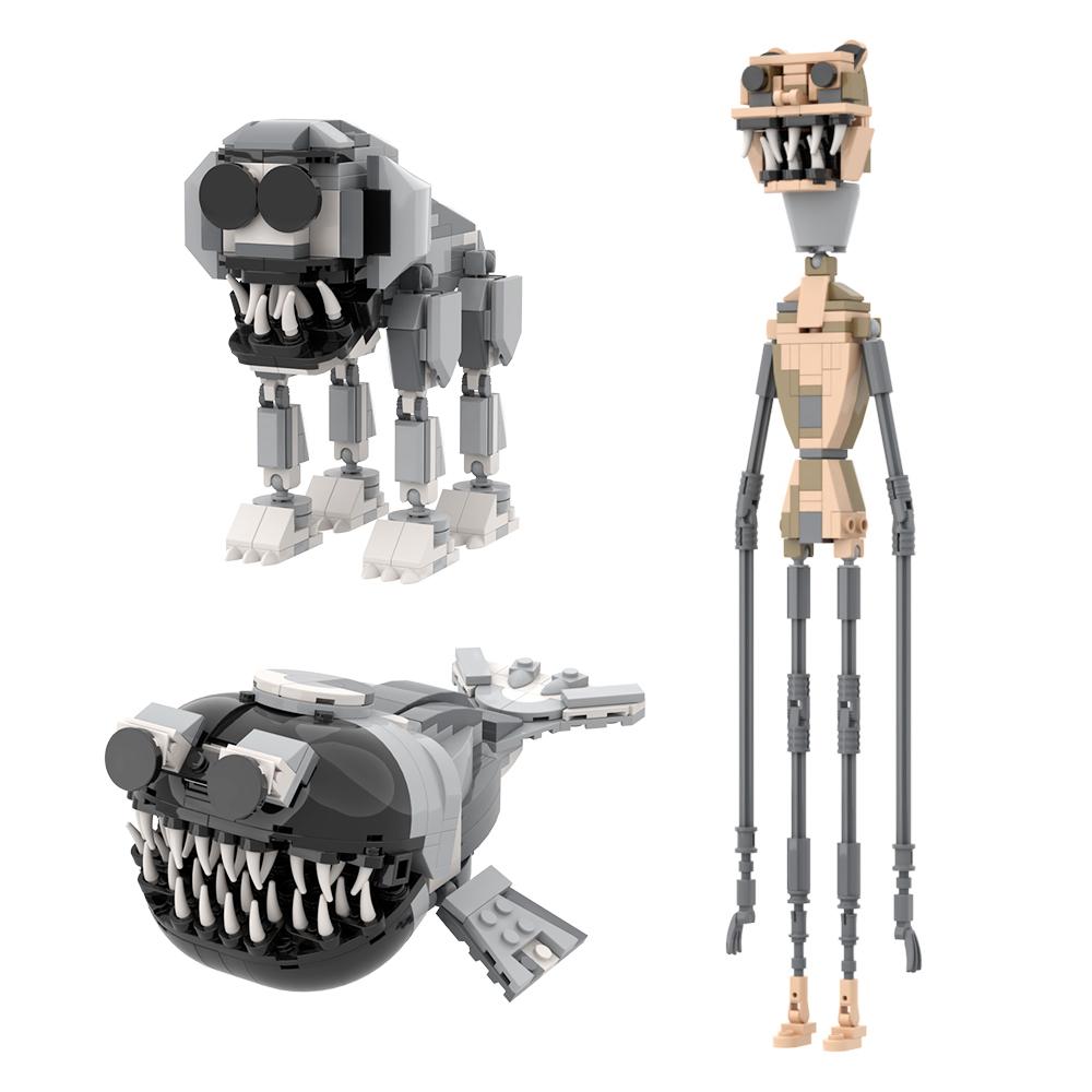 

Monster Combo Model MOC Complete Assembly Building Blocks DIY Creative Toy Halloween and Christmas Gift