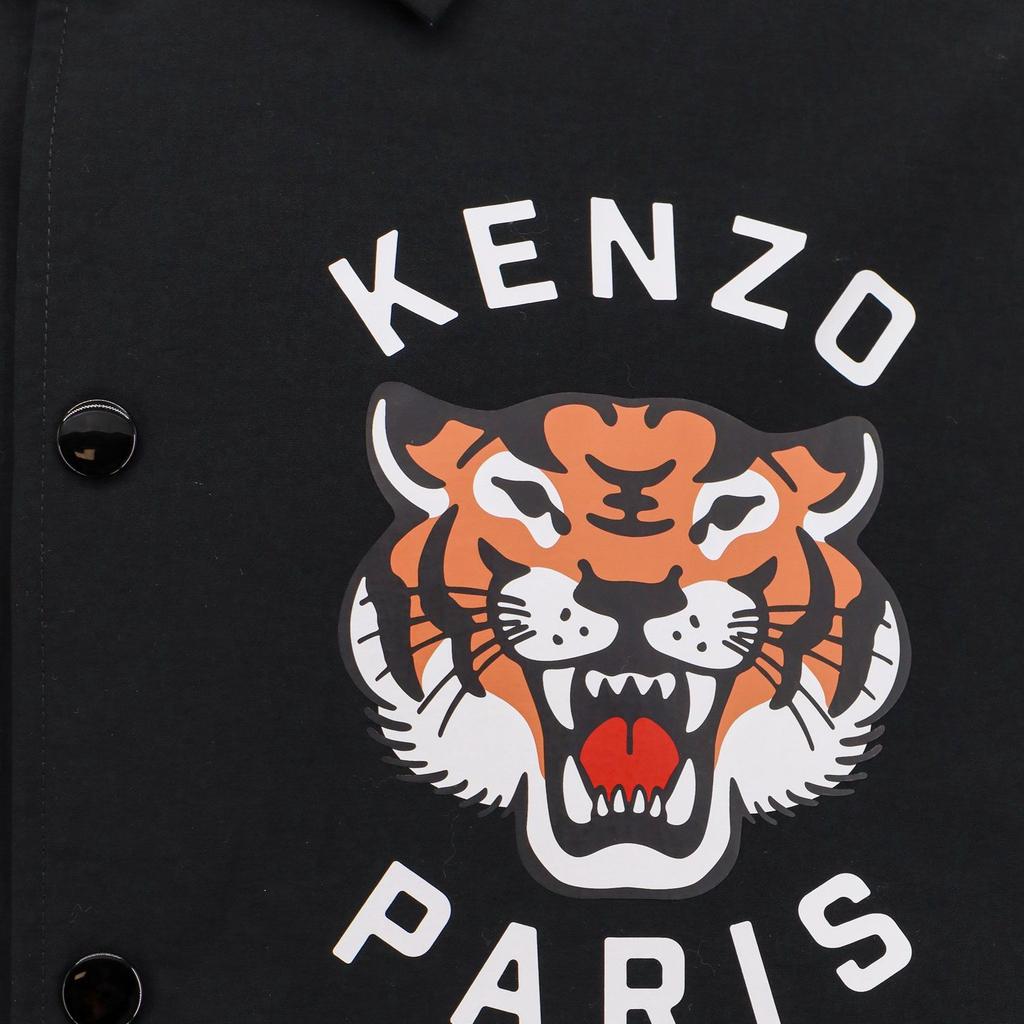 Kenzo Lucky Tiger Quilted Coach Jacket FE55BL0629NG-99