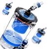 External Aquarium Filter Quiet External Canister with Sponge Bucket No Pump Suitable for Sea/Fresh Water Fish Tanks Filtration