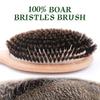 Boar Bristle Hair Brush Women Combs for Hair Wood HairBrush Detangle Straightener Brush Hair Comb Barber Accessories